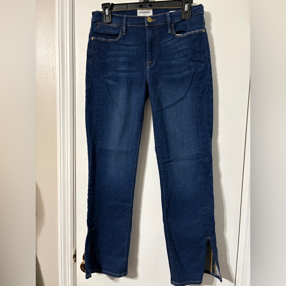 Frame denim Le High Straight blue jeans size 28